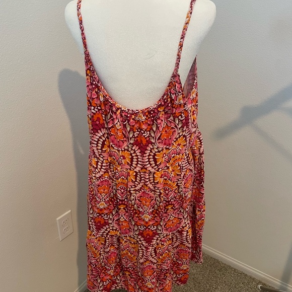 Old Navy Pink and Orange Floral Dress - Picture 4 of 5